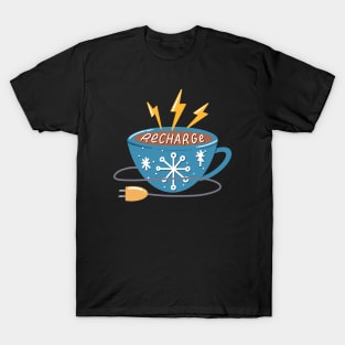 Recharge Coffee Cup T-Shirt